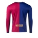 Barcelona Tricou Fotbal Replică 2024-25 Barbati Acasa Mâneci Lungi